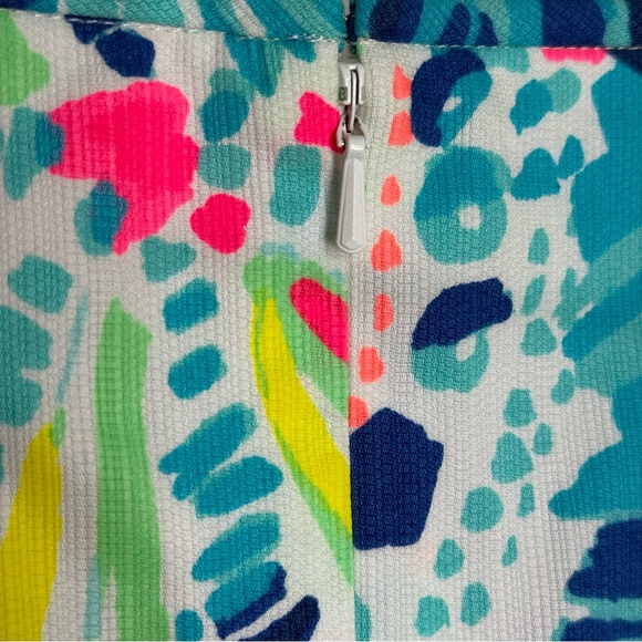 Lilly Pulitzer Adara “Dive In” Shift Dress Tropical Print Size 8 - Picture 11 of 13